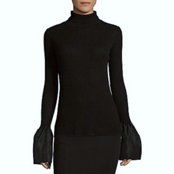 Endless Rose Sweaters - NWT Endless Rose Black Bell Sleeve Top Size Medium